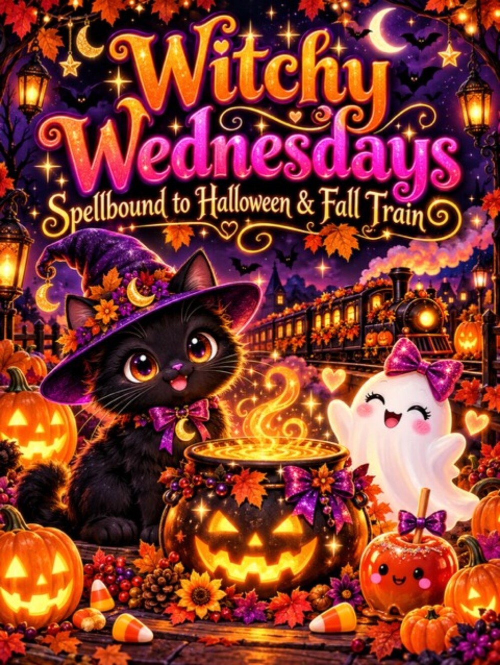 🧙♀️✨ WITCHY WEDNESDAYS ✨🧪🎃SPELLBOUND TO HALLOWEEN & 🍁 FALL THEME TRAIN 🚂💨